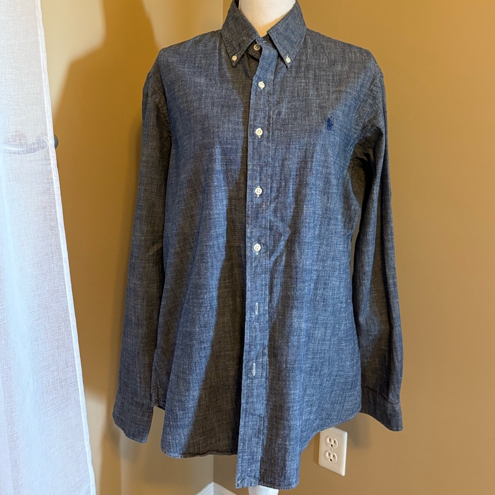 Ralph Lauren Dark Blue Button-Down Shirt
